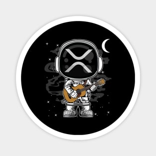 Astronaut Guitar Ripple XRP Coin To The Moon Crypto Token Cryptocurrency Blockchain Wallet Birthday Gift For Men Women Kids Magnet